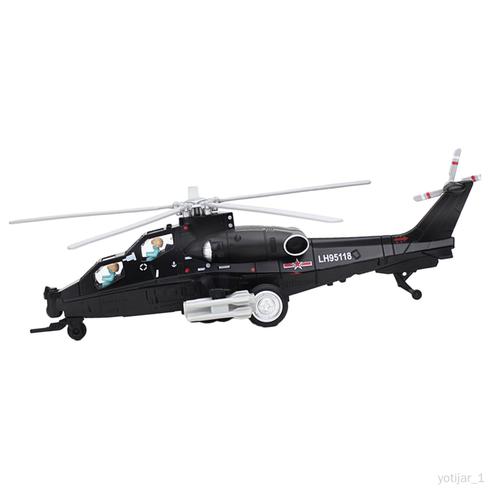Jouet Hélicoptère Avec Lumières Et Sons, Avion De Transport, Cadeau Noir