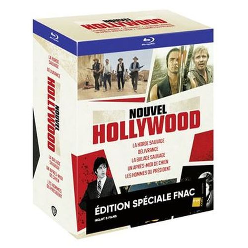 Coffret 5 Blu-Ray "Nouvel Hollywood Édition Spéciale Fnac" 5 Films: La Horde Sauvage (En Version Director's Cut) + Délivrance + La Balade Sauvage + Les Hommes Du Président Et Un Après-Midi De Chien