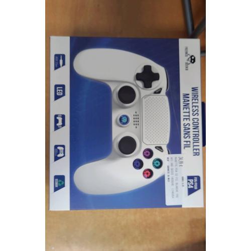 Manette Ps4 Sans Fil Blanche Freaks And Geeks