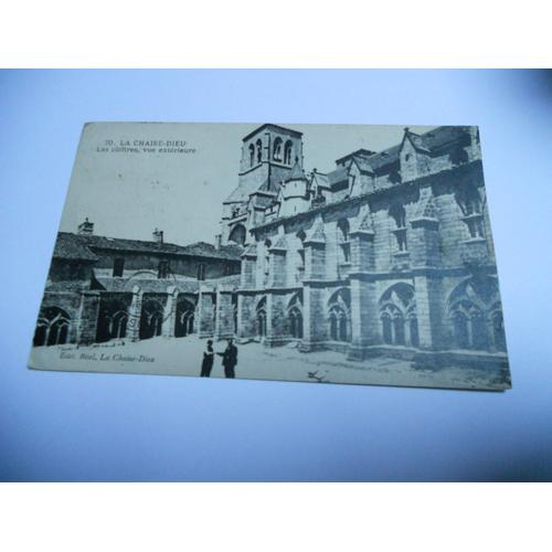 Dep 43 Haute Loire Carte Ancienne En Nbl La Chaise Dieu Les Cloitres Vue Exterieur Edit Beal N°70 // Tbe