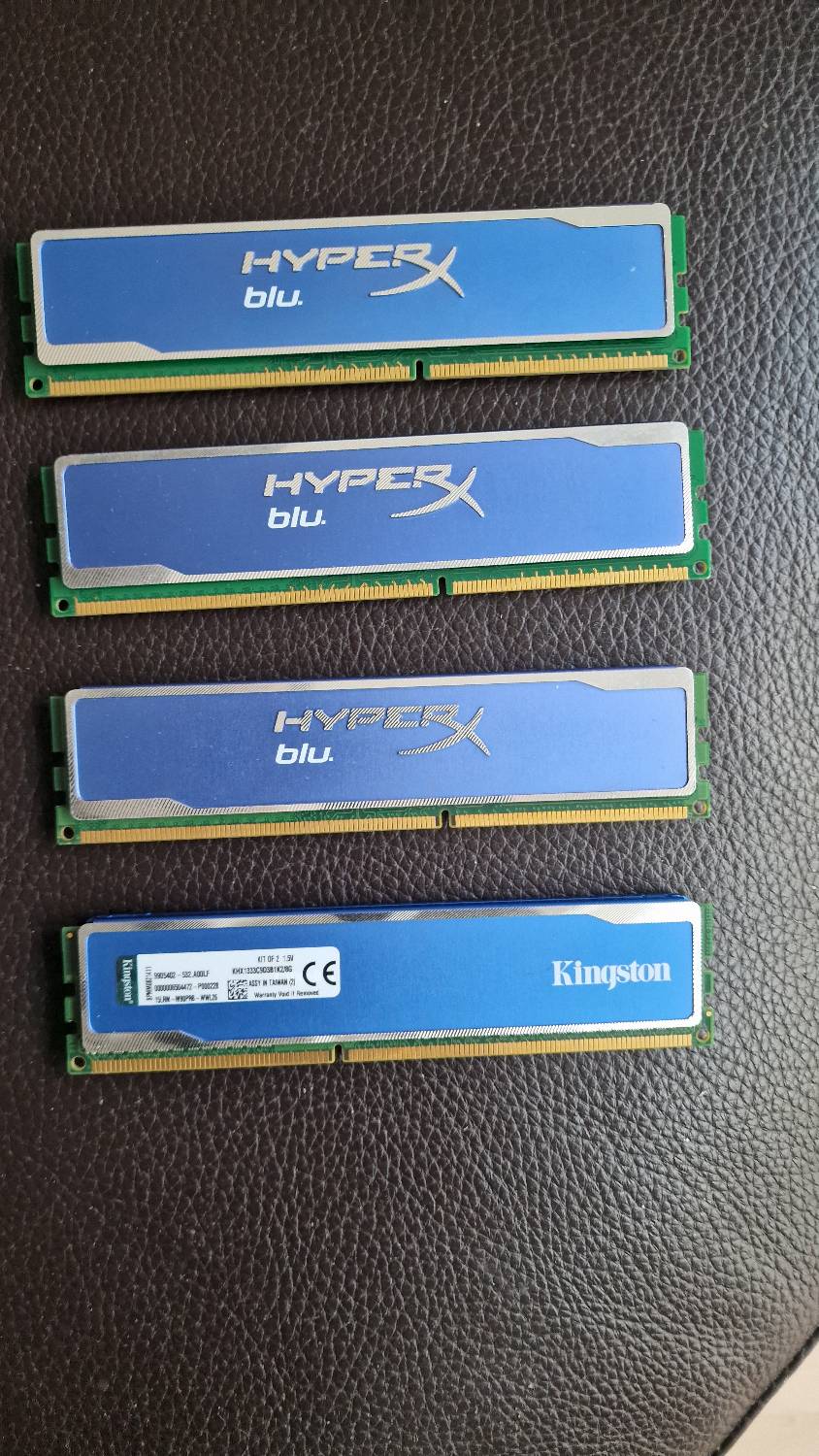 Ram DDR3 4x8 Go sandisk hyperx blu