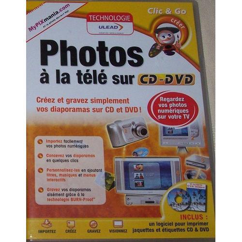 Photos A La Télé Sur Cd-Dvd