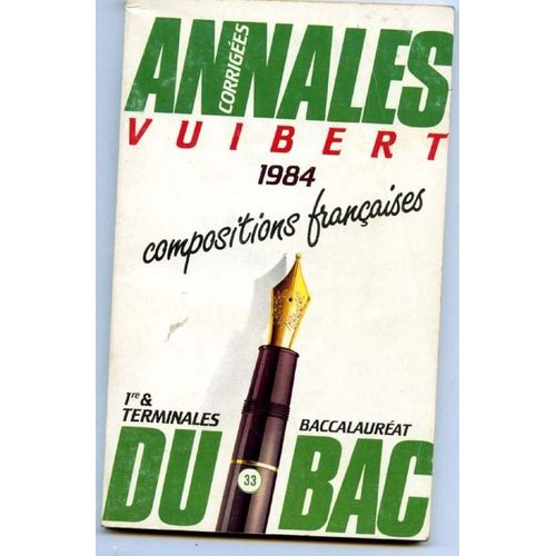 Annales Corrigees Du Bac 1984