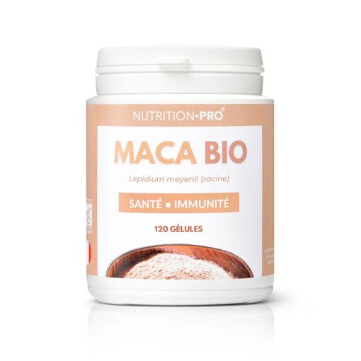Maca Bio 120 Gélules Tonus, Énergie & &Eac