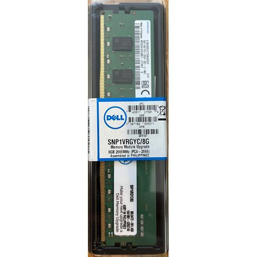 Mémoire RAM 1x 8GB Dell - PowerEdge R640 DDR4 2666MHz ECC REGISTERED DIMM | SNP1VRGYC/8G
