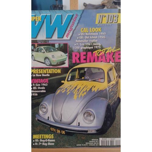 Super Vw Magazine Numéro 103 Mars 1998 New Beetle Cox 1963 Notchback Hebmuller