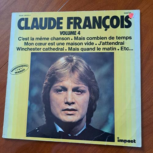 33 Tours Claude François Volume 4 Enregistrements Originaux