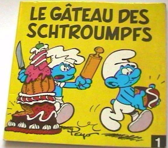 Le Gateau Des Schtroumpfs Et Humour Rakuten