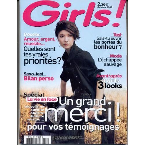 Girls N° 211 : Un Grand Merci Pour Vos Témoignages