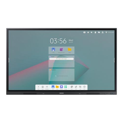 Samsung Interactive Display WA86C - Classe de diagonale 86" WAC Series écran LCD rétro-éclairé par LED - éducation/entreprise - avec écran tactile (multi-touches) - Android - 4K UHD (2160p) 3840...