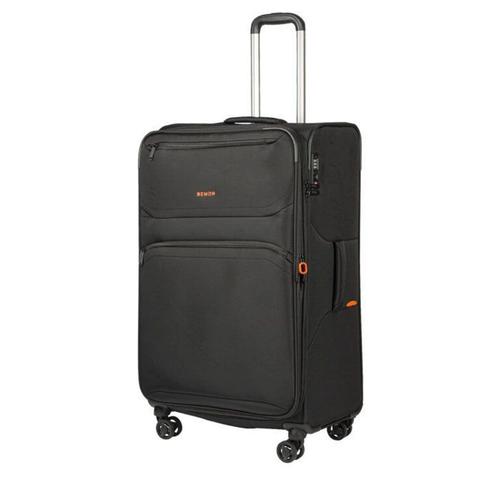 Bemon valise souple en toile 4 roues 76cm Menton noir