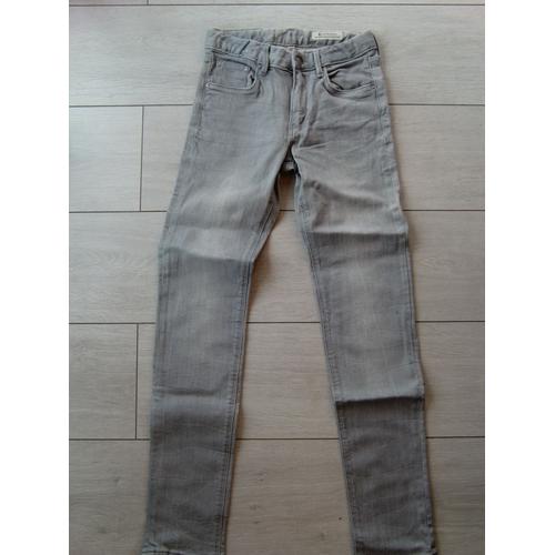 Jean Gris H&m Strech Et Slim 152 Cm