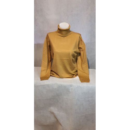 Pull Col Roule Camel Femme Cmp55 Paris Taille Xl