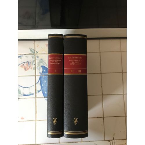 Concordance To The Septuagint Greek Versions Of The Old Testament (Including The Apocryphal Books) 2 Volumes 