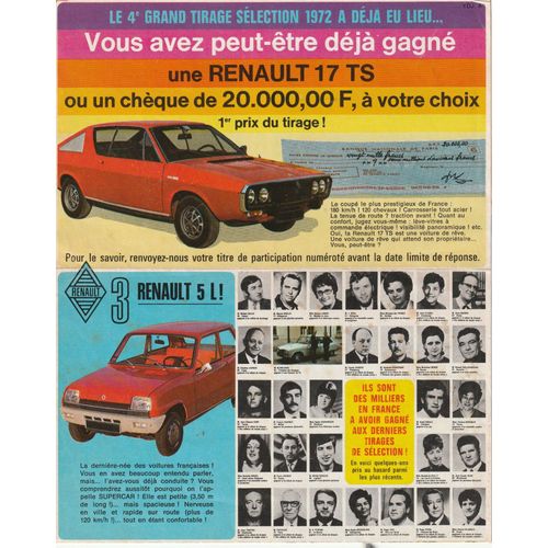 Publicité Renault 17
