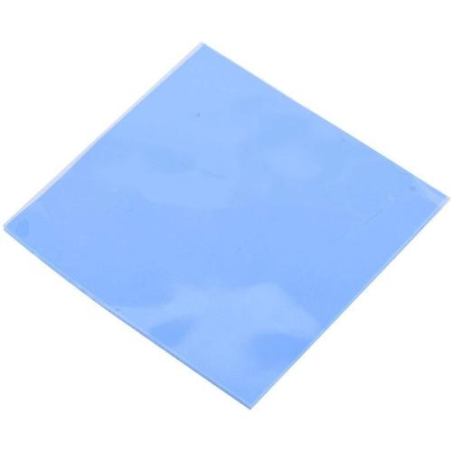 CPU Thermal Pad, 100 x 100x 3mm Thermal Pad, CPU Chip Heatsink Cooling Thermal Conductive Thermal Silicone Pad - Blue