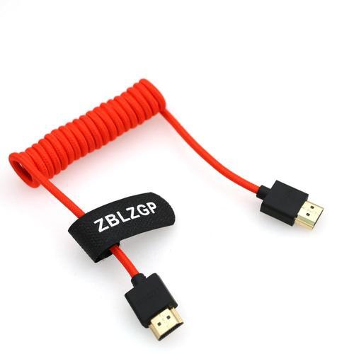 Cable HDMI 8K 60 Hz 48 Gbps haute vitesse HDMI tress¿¿ type A HDMI 2.1 pour PS4 PS5 RTX 3080 eARC HDR cable vid¿¿o PC ordinateur portable TV Box