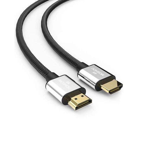 Cable HDMI 4K Ultra HD 3m- Cable HDMI 2.0 Haute Vitesse Supporte Ethernet/3D-Cordon HDMI pour Lecteur Blu-Ray/ PS3/ PS4/ TV 4K Ultra HD/Ecran