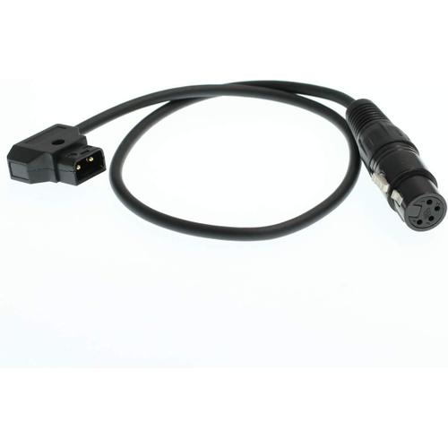 Dtap Cable d'alimentation male vers XLR femelle 4 broches pour batterie V / Sony F5