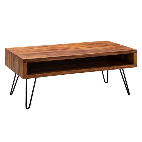 Table Basse Bois Massif 100x40x50 Cm Table De Salon Table Basse