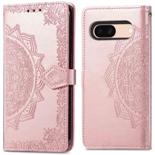 Imoshion Etui De Téléphone Portefeuille Mandala Google Pixel 8a Rose Dorée
