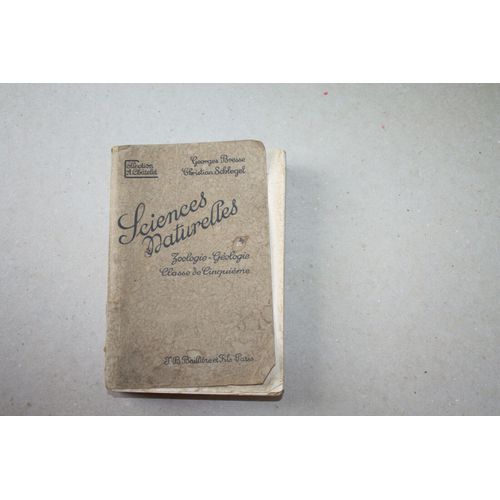 Sciences Naturelles Zoologie Géologie Bresse Schlegel 1943