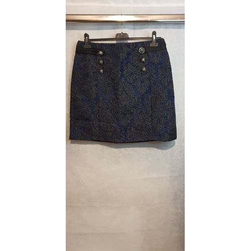 Jupe Hiver Bleu Femme Jus D'orange Paris Taille 42