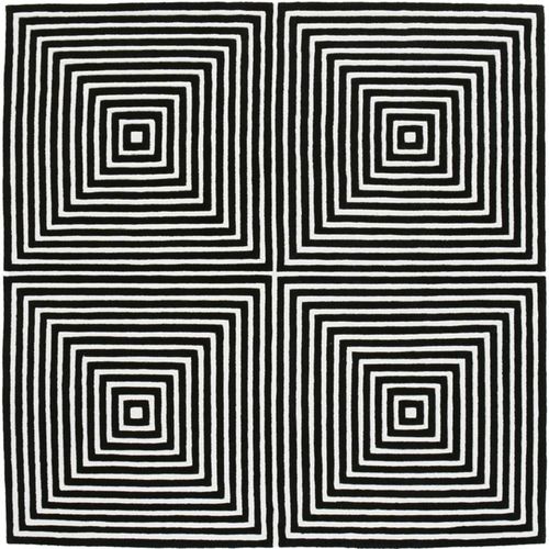 Tapis Lexau Noir / Blanc