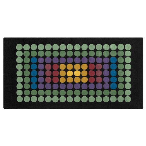 Tapis Carré V8 200 cm Multicolore