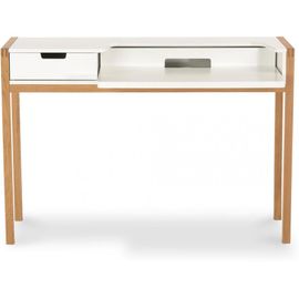 Bureau En Bois Style Scandinave Blanc