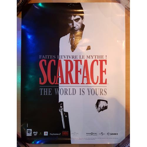 Scarface Jeu Video - Affiche Promotionnelle Officiel 60x80 Cm