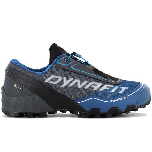 Dynafit Feline Sl Gtx Gore-tex Hommes Trail-running Baskets Sneakers Chaussures Chaussures De Running Gris-bleu 64056-7800