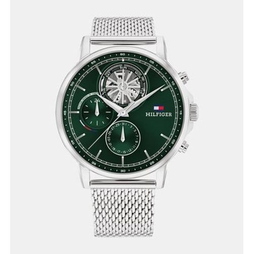 Tommy Hilfiger - Montre Homme Starwalker Vert 1710608 - Argenté