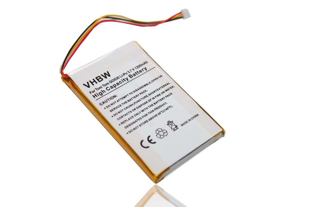 Batterie De Rechange 1100mAh Pour TomTom One Regional V2/V3 - Compatible GPS Navigation