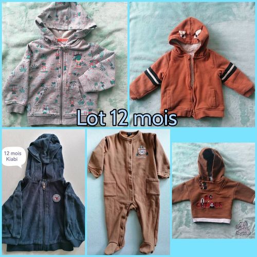 Lot De Vêtements 12 Mois Garçon