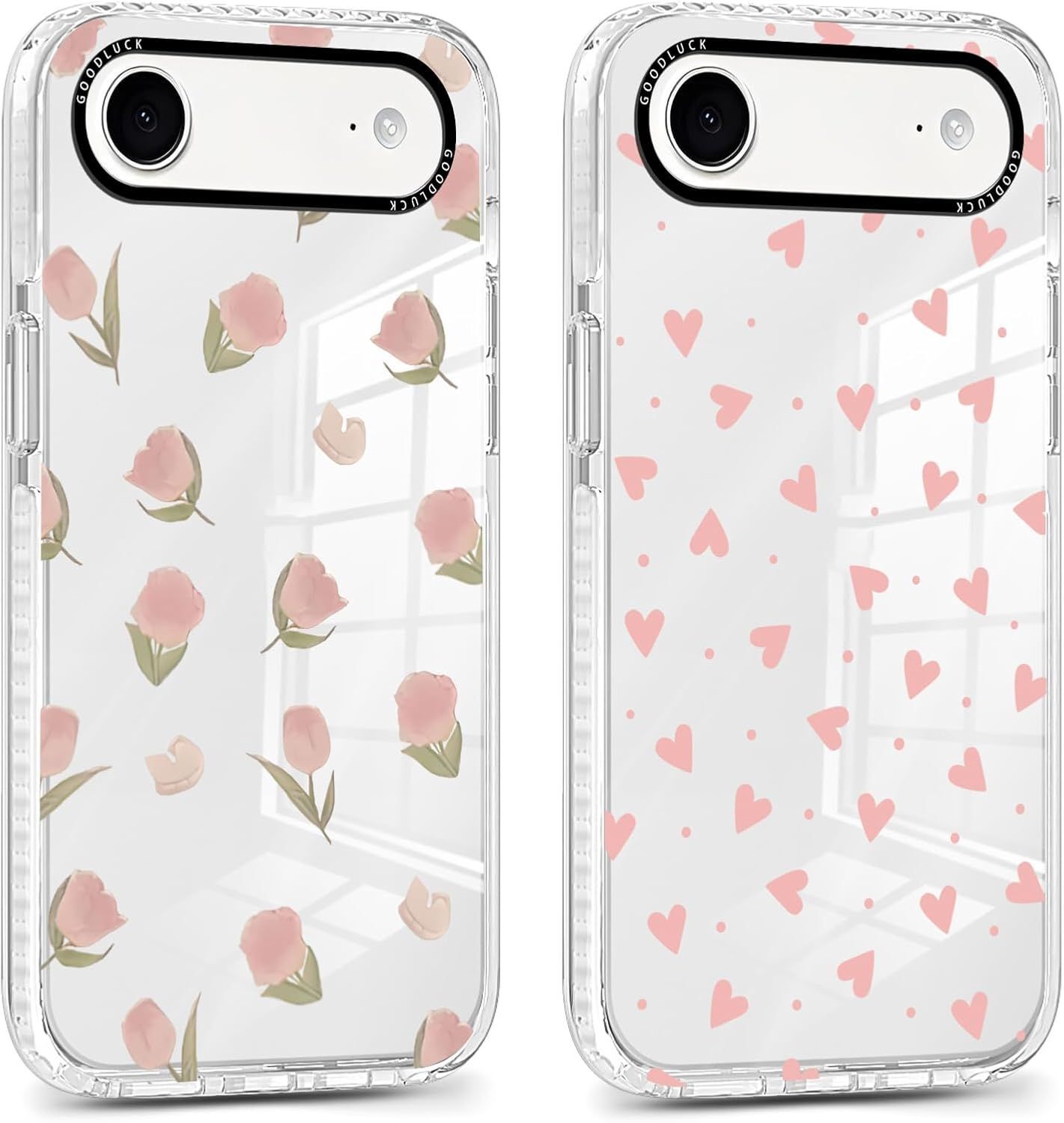 TRAHOO-2 Pièces Coque pour iPhone Air/iPhone 17 Air 6,5"", Transpar...