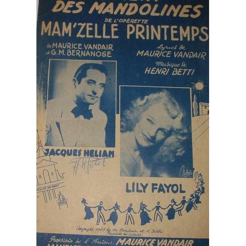 Le Régiment Des Mandolines (Opérette "Mam'zelle Printemps") 1946