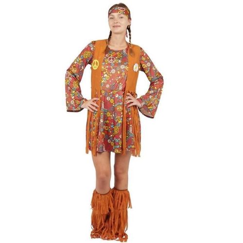 Déguisement Hippie Femme - Ptit Clown - Taille S/M - Multicolore
