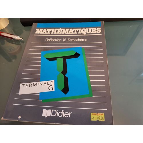 Mathématiques Classes De Terminales G2, G3