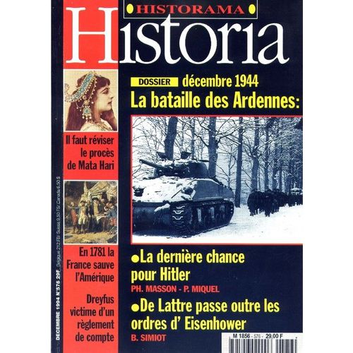 Historia  N° 576 : Dossier : Décembre 1944