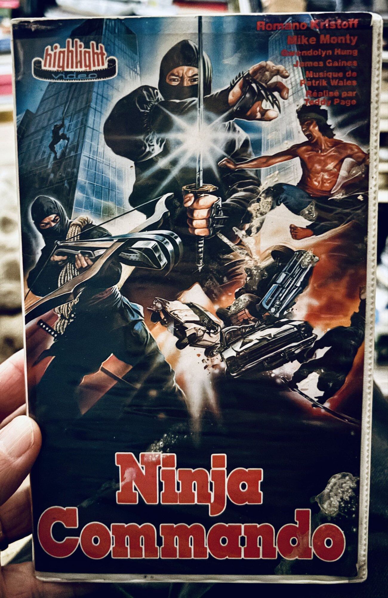 Rare Vhs Ninja Commando Ninja Mission Ninjas Force,Film Action Arts...