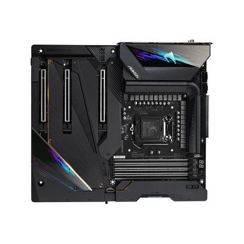 Gigabyte Z590 AORUS XTREME - 1.0 - carte-mère - ATX étendu - Socket LGA1200 - Z590 Chipset - USB 3.2 Gen 1, USB 3.2 Gen 2, USB-C Gen 2x2 - 10 Gigabit LAN, 2.5 Gigabit LAN, Wi-Fi 6, Bluetooth -...