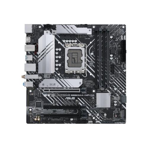 ASUS PRIME B660M-A WIFI D4 - Carte-mère - micro ATX - Socket LGA1700 - B660 Chipset - USB-C Gen1, USB 3.2 Gen 1, USB 3.2 Gen 2 - Gigabit LAN, Wi-Fi 6, Bluetooth - carte graphique embarquée (unité...