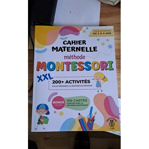 Cahier Maternelle Xxl - Méthode Montessori: 200+ Activités Amusantes Pour Les Enfants De 3 À 6 Ans | Traçage, Coloriage, Comptage, Labyrinthes, ... Idéal Pour Les Enfants (French Edition)