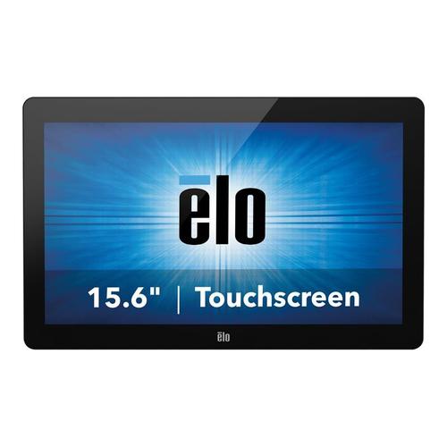 Elo 1502L - M-Series - écran LED - 15.6" - écran tactile - 1366 x 768 720p @ 60 Hz - 220 cd/m² - 600:1 - 10 ms - HDMI, VGA - haut-parleurs - noir