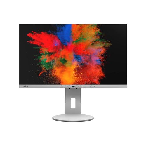 Fujitsu P2410 TE - Écran LED - 23.8" - 1920 x 1080 Full HD (1080p) - IPS - 250 cd/m² - 1000:1 - 5 ms - HDMI, 2xDisplayPort, USB-C - haut-parleurs - Gris marbré
