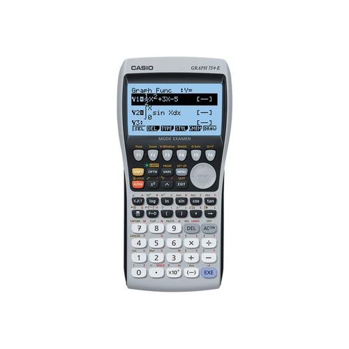 Casio GRAPH 75+ E - Calculatrice graphique - USB, série - pile