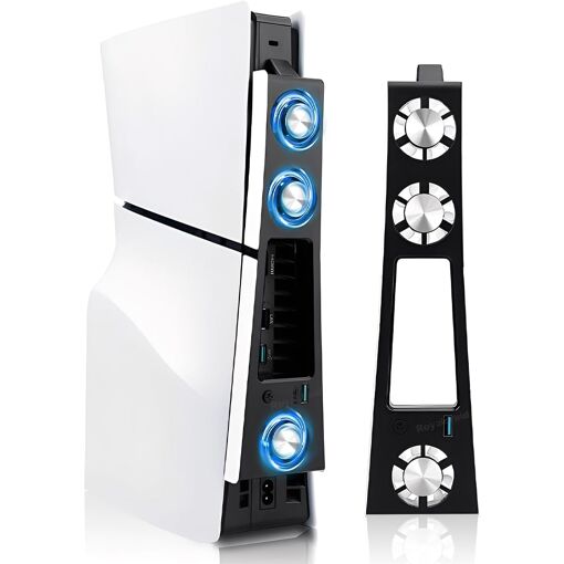 Ventilateur de Refroidissement PS5 Slim, Accessoires de Refroidisse...