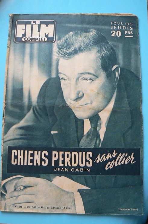 Le Film Complet N 545 Chiens Perdus Sans Collier Jean Gabin Rakuten