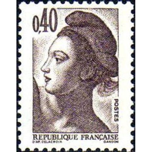 Timbre France 1982 Oblitéré - Liberté De Gandon 0,40 F - Yt2183